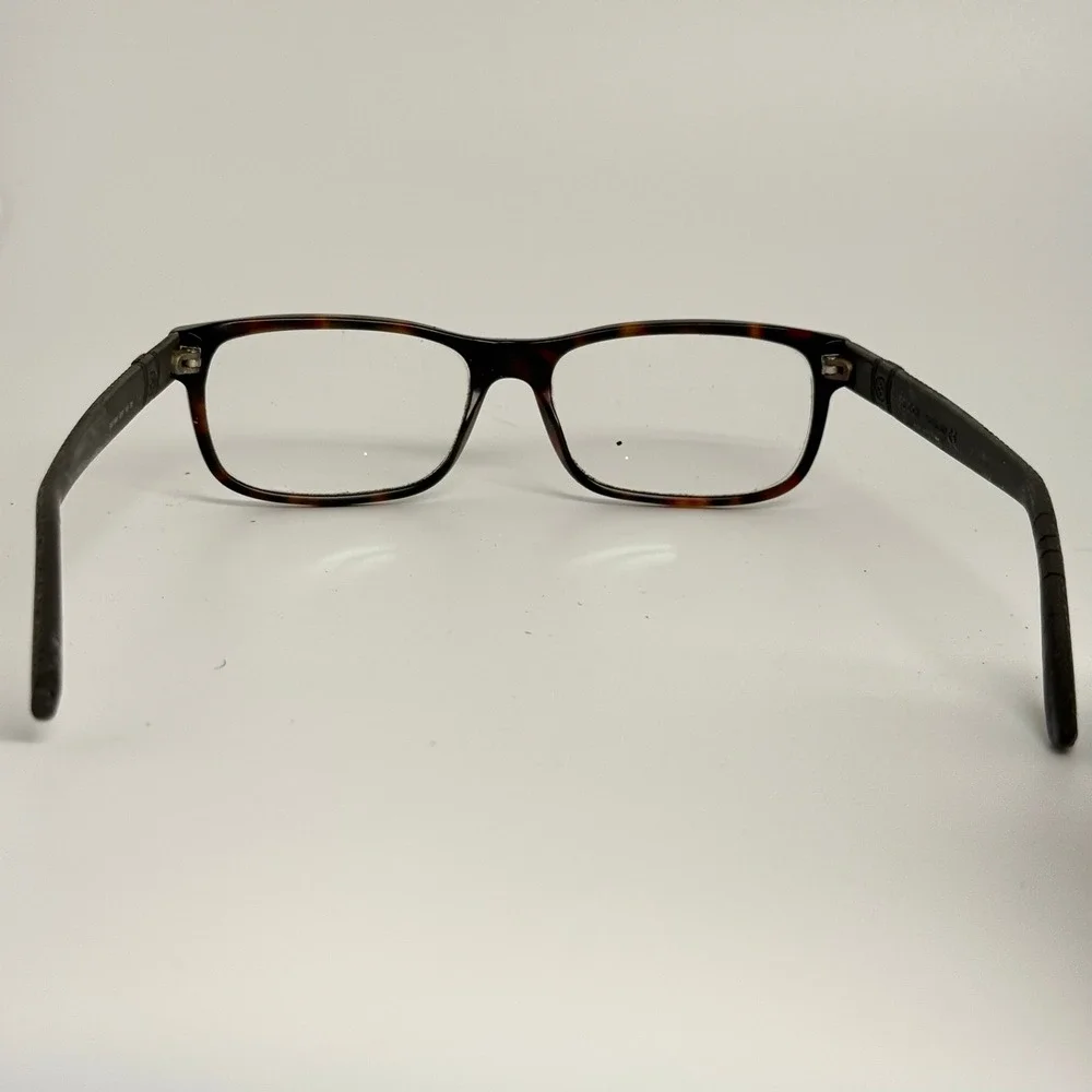 Gucci GG 1066 4UR Tortoise Rectangular Eyeglasses Frames Italy 54-16-145